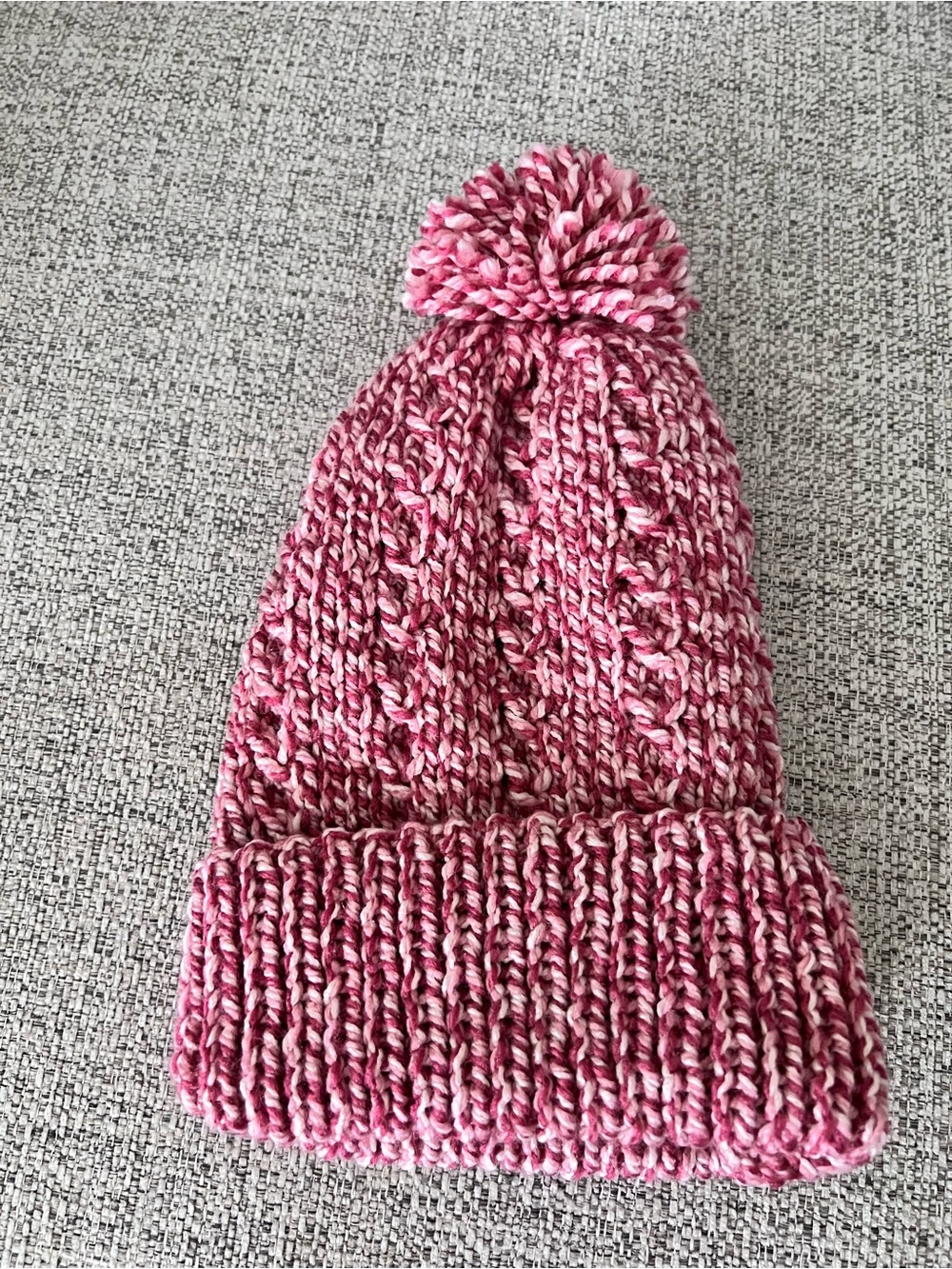 Minky Pompom Crochet Beanie